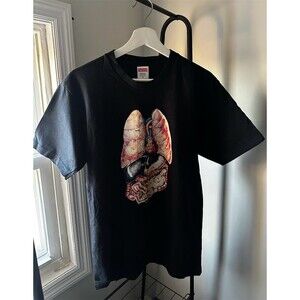 Supreme Guts Tee Men's Size M Black Graphic Print Crew Neck T-Shirt